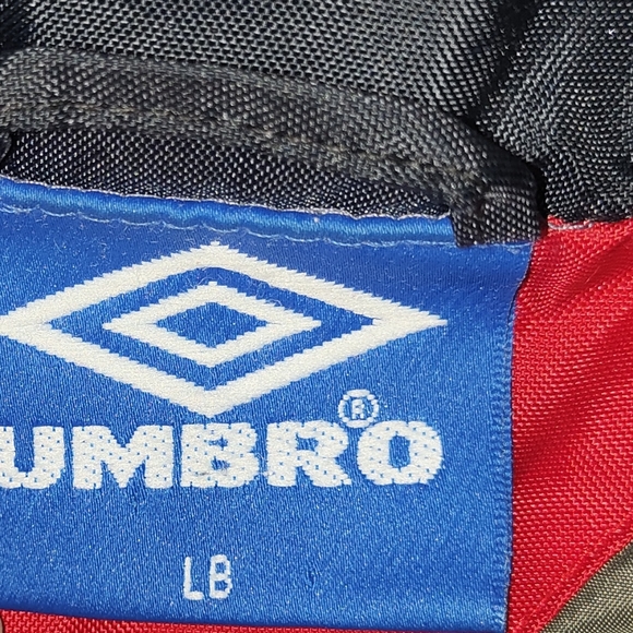 Manchester United Jacket Red Grey Umbro Sharp Boys LB Age 11-12 Years Vintage - Picture 8 of 10